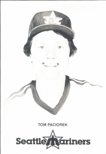 1981 Seattle Mariners Postcards #NNO Tom Paciorek Front