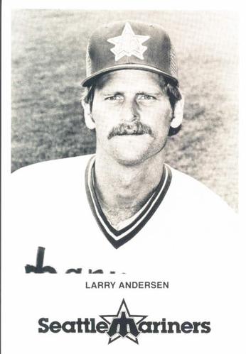 1981 Seattle Mariners Postcards #NNO Larry Andersen Front