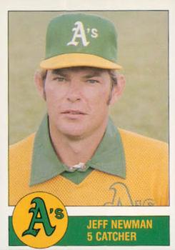 1981 Granny Goose Oakland Athletics #NNO Jeff Newman Front