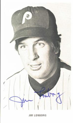 1973 Philadelphia Phillies Photocards #NNO Jim Lonborg Front
