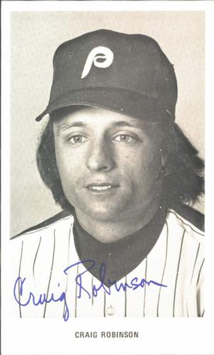 1973 Philadelphia Phillies Photocards #NNO Craig Robinson Front