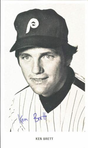 1973 Philadelphia Phillies Photocards #NNO Ken Brett Front