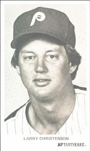 1982 Tastykake Philadelphia Phillies #NNO Larry Christenson Front