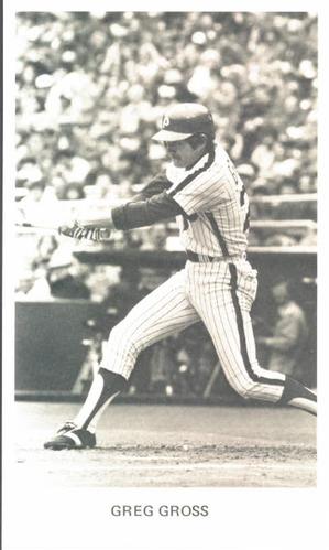 1981 Philadelphia Phillies Photocards #NNO Greg Gross Front