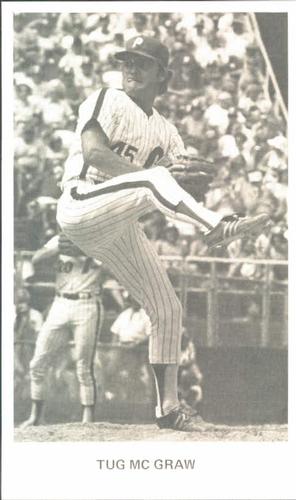 1981 Philadelphia Phillies Photocards #NNO Tug McGraw Front