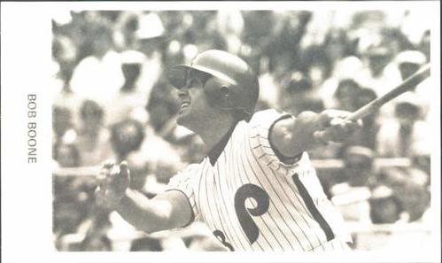 1981 Philadelphia Phillies Photocards #NNO Bob Boone Front