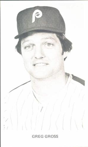 1979 Philadelphia Phillies Photocards #NNO Greg Gross Front