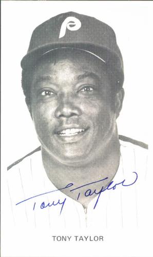 1979 Philadelphia Phillies Photocards #NNO Tony Taylor Front