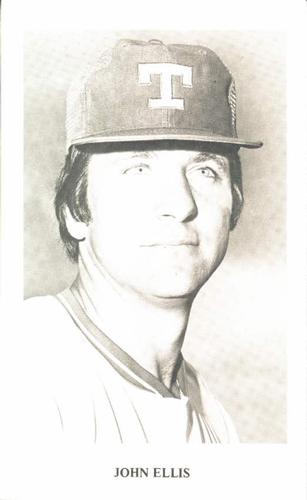 1980 Texas Rangers #NNO John Ellis Front