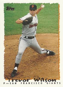 1995 Topps Traded & Rookies #117T Trevor Wilson Front