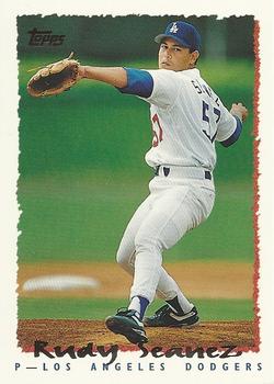 1995 Topps Traded & Rookies #143T Rudy Seanez Front