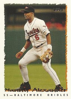1995 Topps Traded & Rookies #59T Manny Alexander Front