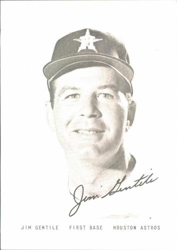 1966 Houston Astros Picture Pack #NNO Jim Gentile Front