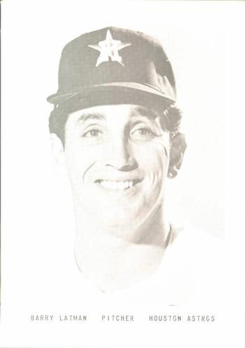 1966 Houston Astros Picture Pack #NNO Barry Latman Front