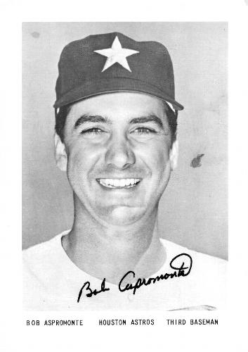 1966 Houston Astros Picture Pack #NNO Bob Aspromonte Front