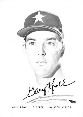 1966 Houston Astros Picture Pack #NNO Gary Kroll Front