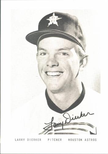 1966 Houston Astros Picture Pack #NNO Larry Dierker Front