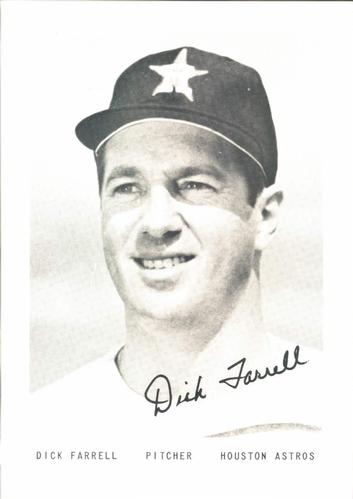 1966 Houston Astros Picture Pack #NNO Dick Farrell Front