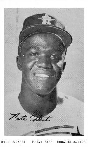 1966 Houston Astros Autograph Picture Night Photos #NNO Nate Colbert Front