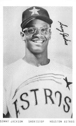 1966 Houston Astros Autograph Picture Night Photos #NNO Sonny Jackson Front