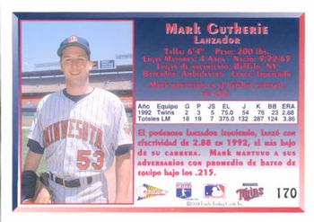 1993 Pacific Spanish #170 Mark Guthrie Back