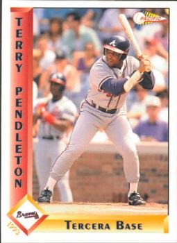 1993 Pacific Spanish #340 Terry Pendleton Front