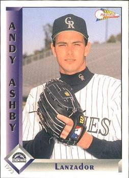 1993 Pacific Spanish #420 Andy Ashby Front