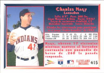 1993 Pacific Spanish #415 Charles Nagy Back