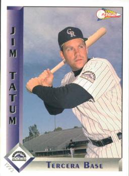1993 Pacific Spanish #439 Jim Tatum Front