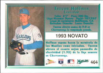 1993 Pacific Spanish #464 Trevor Hoffman Back