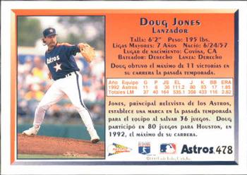 1993 Pacific Spanish #478 Doug Jones Back