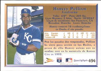1993 Pacific Spanish #494 Harvey Pulliam Back
