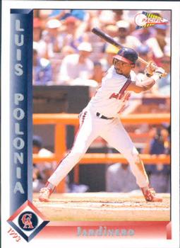 1993 Pacific Spanish #50 Luis Polonia Front