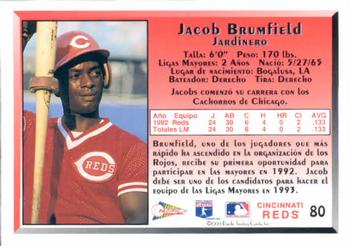 1993 Pacific Spanish #80 Jacob Brumfield Back