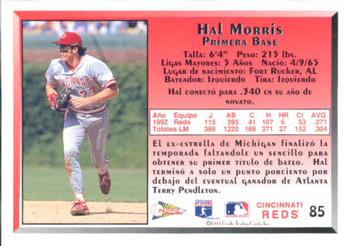 1993 Pacific Spanish #85 Hal Morris Back