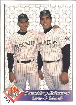 1993 Pacific Spanish - Beisbol Amigos #22 Freddie Benavides / Andres Galarraga Front