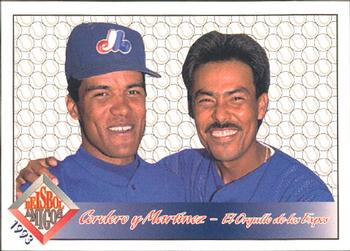 1993 Pacific Spanish - Beisbol Amigos #25 Wilfredo Cordero / Dennis Martinez Front