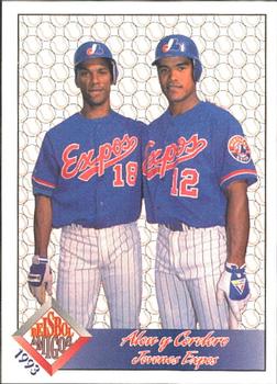 1993 Pacific Spanish - Beisbol Amigos #26 Moises Alou / Wilfredo Cordero Front