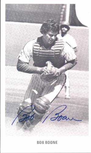 1978 Philadelphia Phillies Photocards #NNO Bob Boone Front