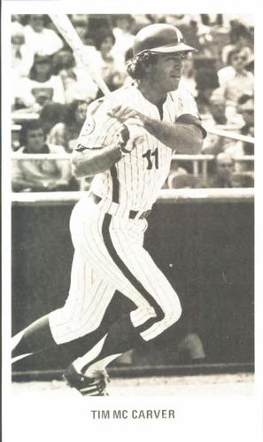 1977 Philadelphia Phillies Photocards #NNO Tim McCarver Front