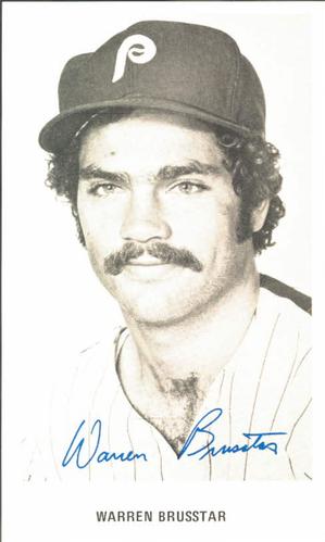 1977 Philadelphia Phillies Photocards #NNO Warren Brusstar Front