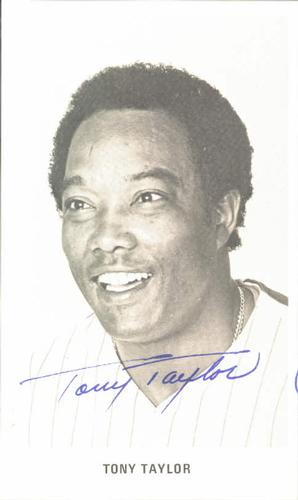 1976 Philadelphia Phillies Photocards #27 Tony Taylor Front