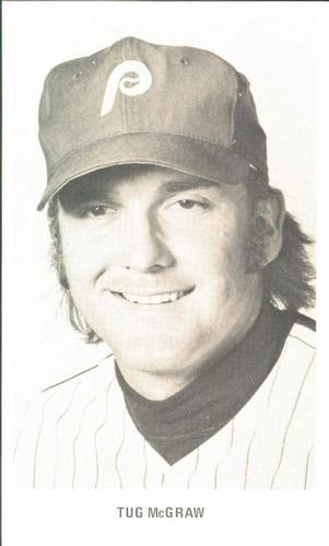 1975 Philadelphia Phillies Photocards #NNO Tug McGraw Front
