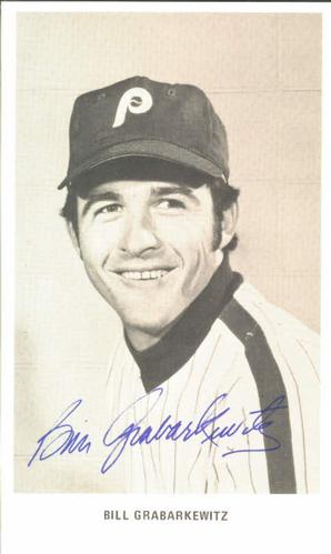 1974 Philadelphia Phillies Photocards #NNO Billy Grabarkewitz Front