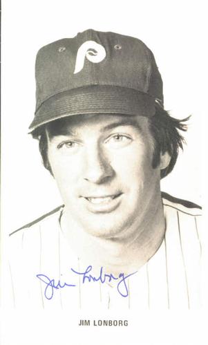 1974 Philadelphia Phillies Photocards #NNO Jim Lonborg Front