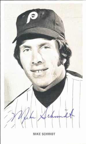 1972 Philadelphia Phillies Photocards #NNO Mike Schmidt Front