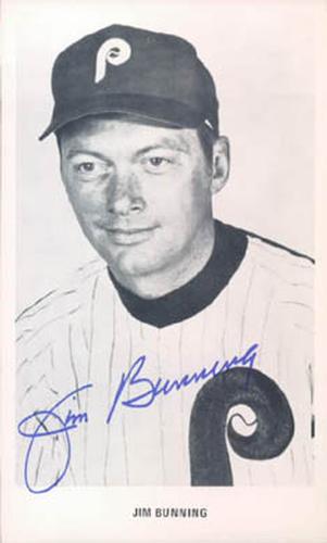1971 Philadelphia Phillies Photocards #NNO Jim Bunning Front