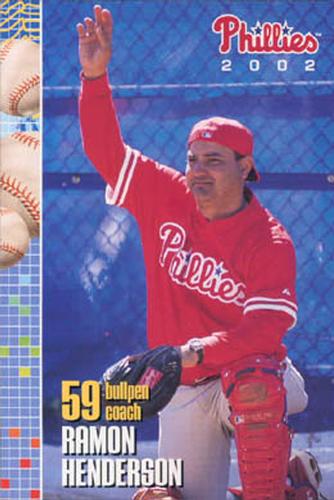 2002 Philadelphia Phillies Photocards #12 Ramon Henderson Front