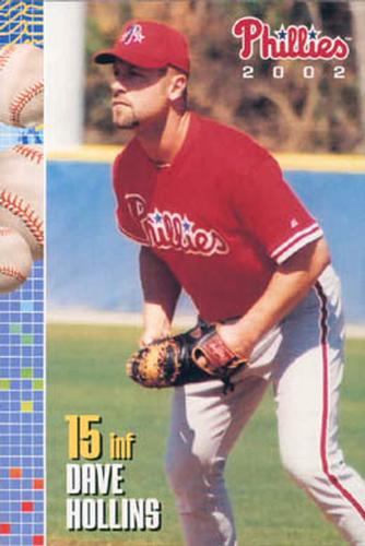 2002 Philadelphia Phillies Photocards #13 Dave Hollins Front