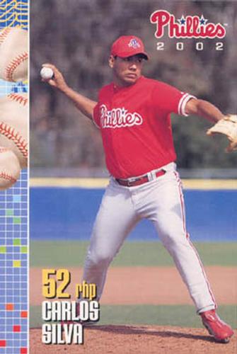 2002 Philadelphia Phillies Photocards #30 Carlos Silva Front